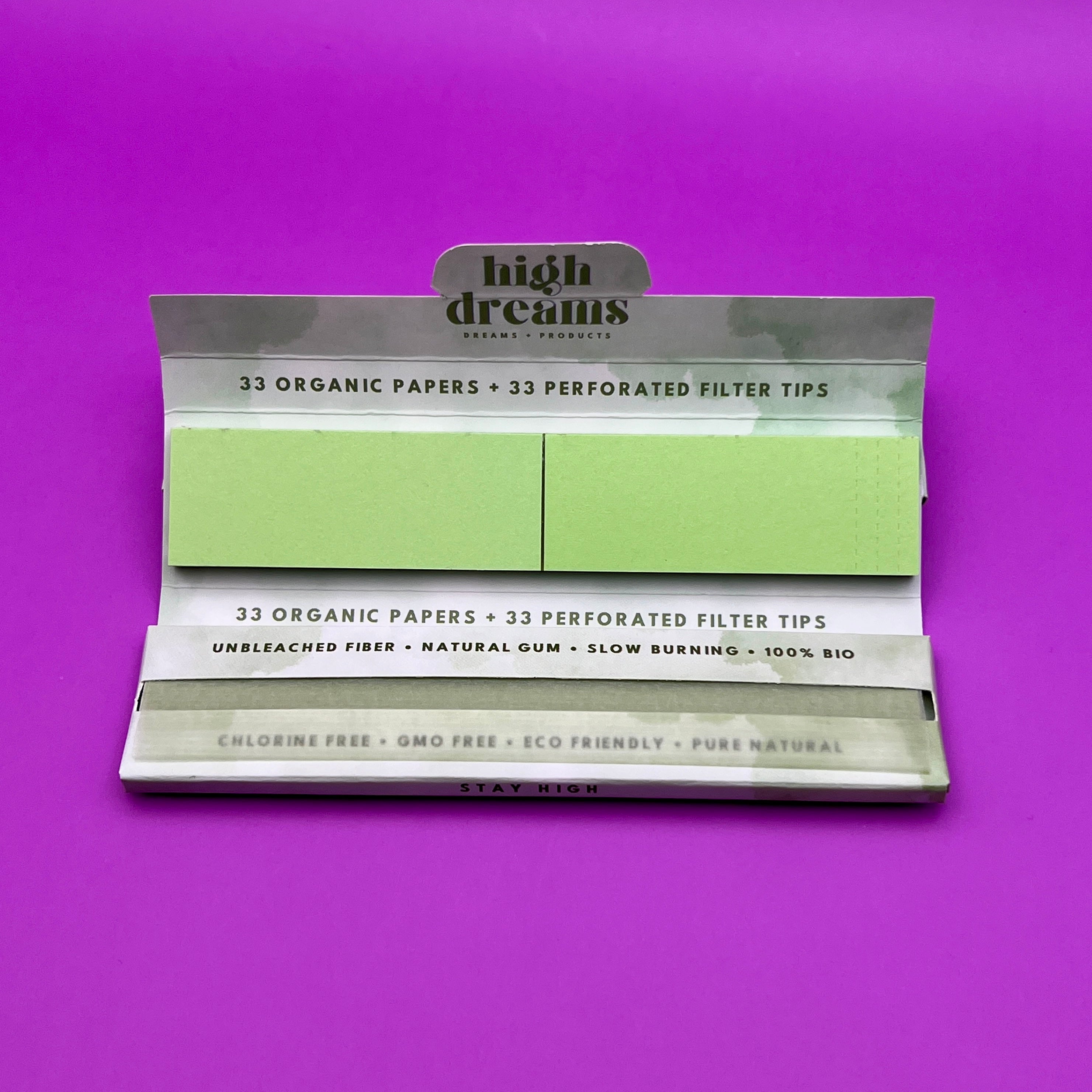 green rolling papers