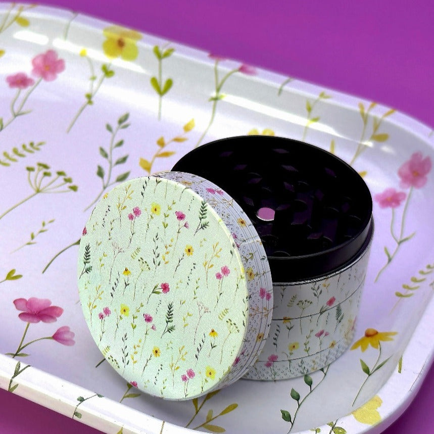 grinder tray floral