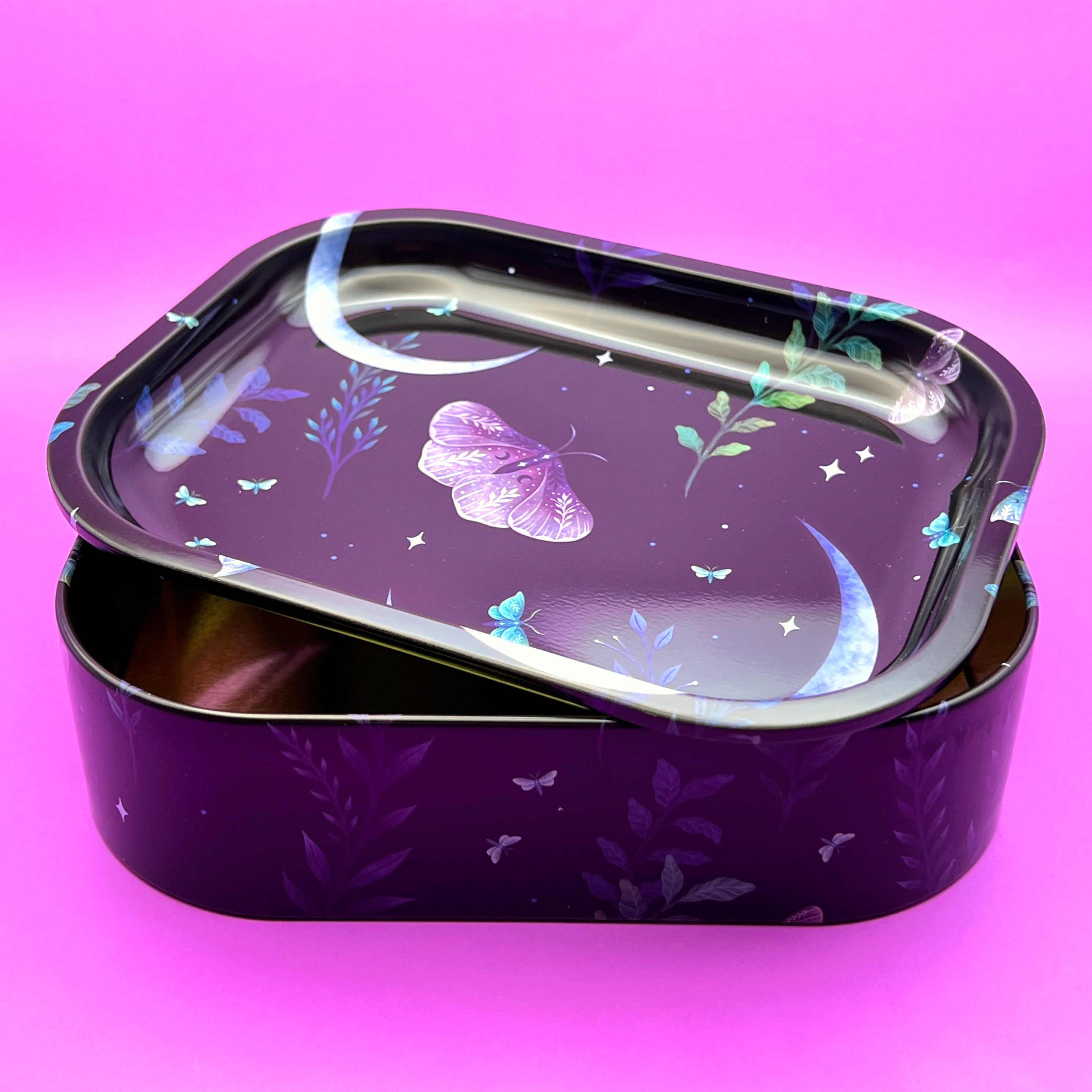 stash box with tray lid