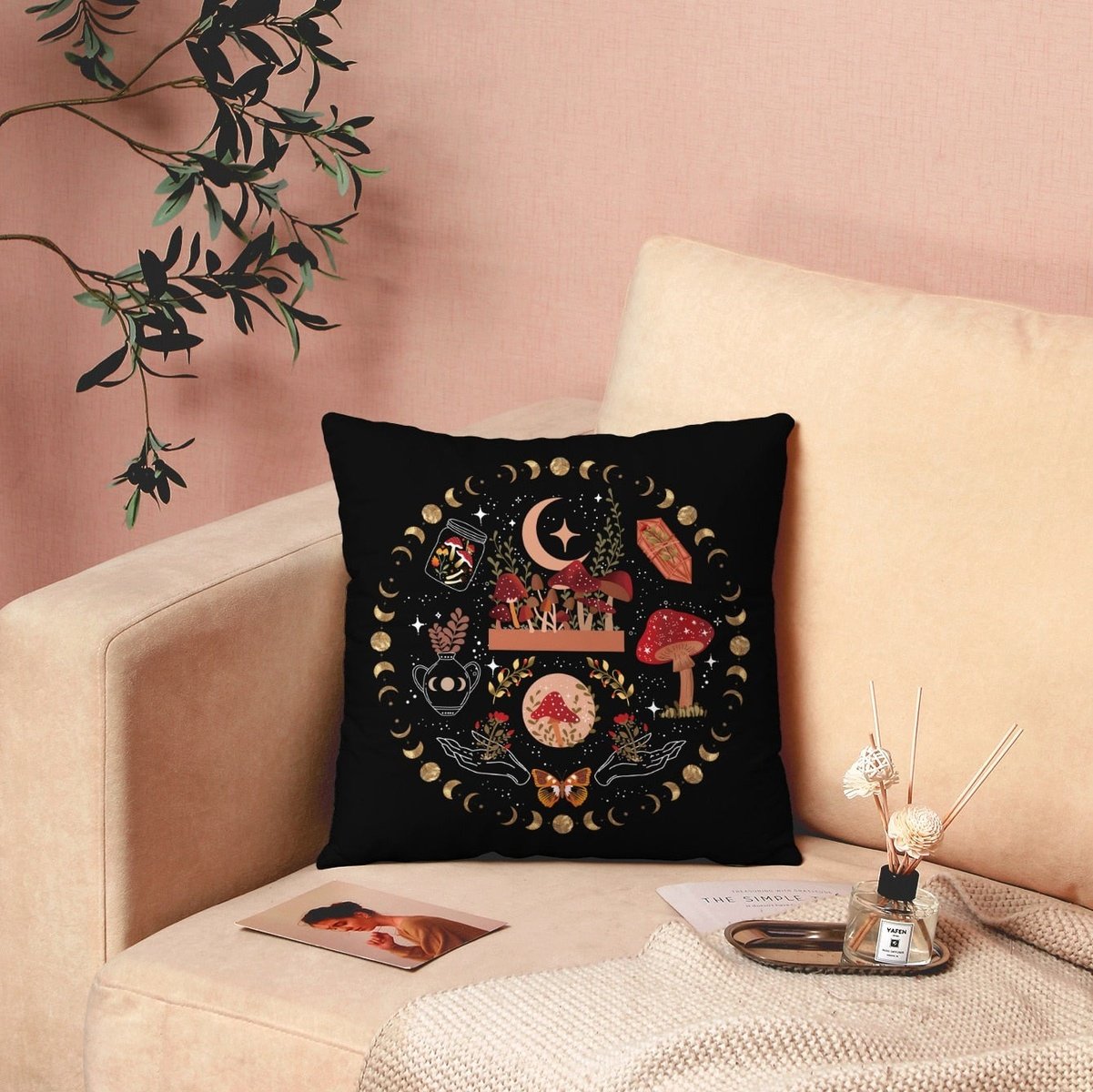 Cushion Cover "Mushroom" High Dreams
