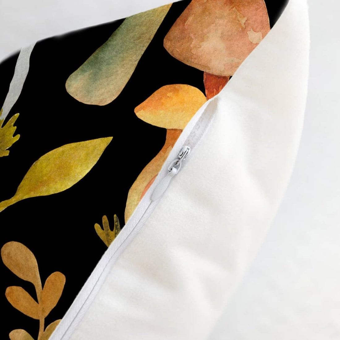 Mushroom Print Cushion Cover Without Filler High Dreams