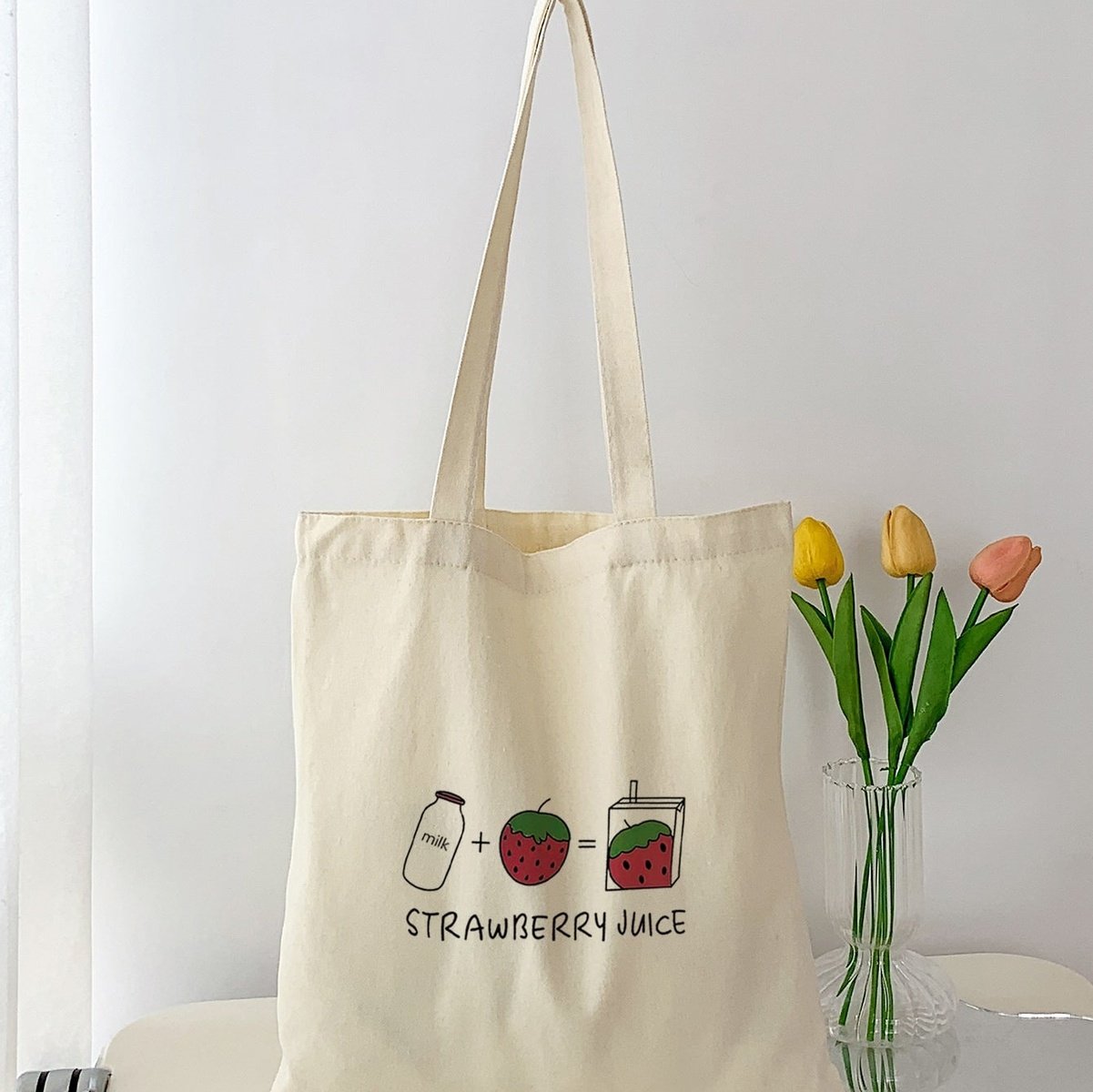 Frog Mushroom Pattern Shopper Bag High Dreams