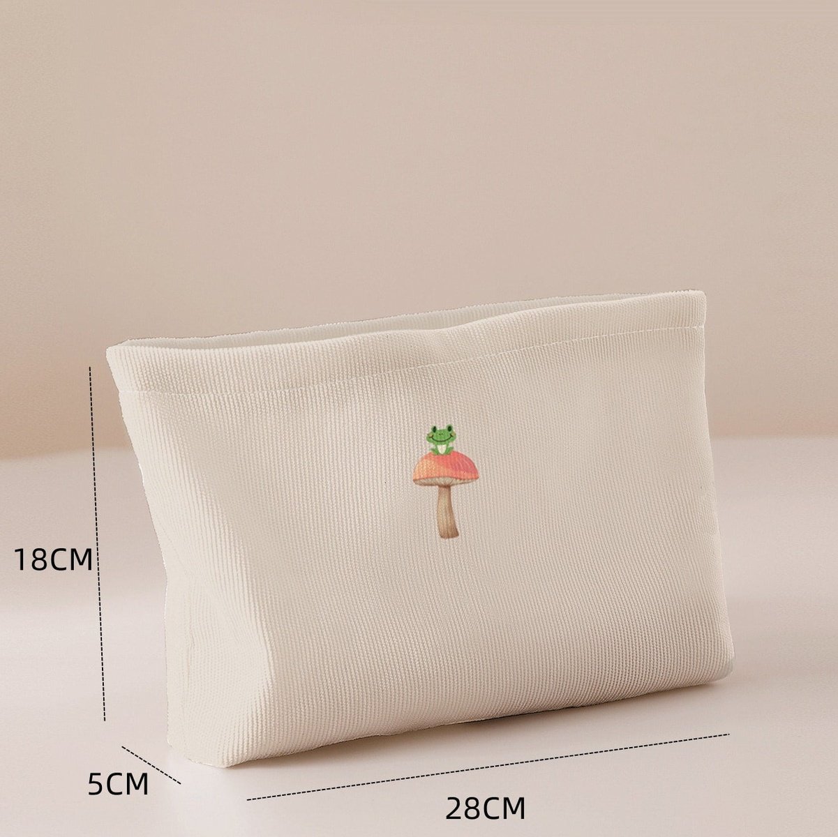 Zipper Makeup Bag "Mushroom Frog" High Dreams