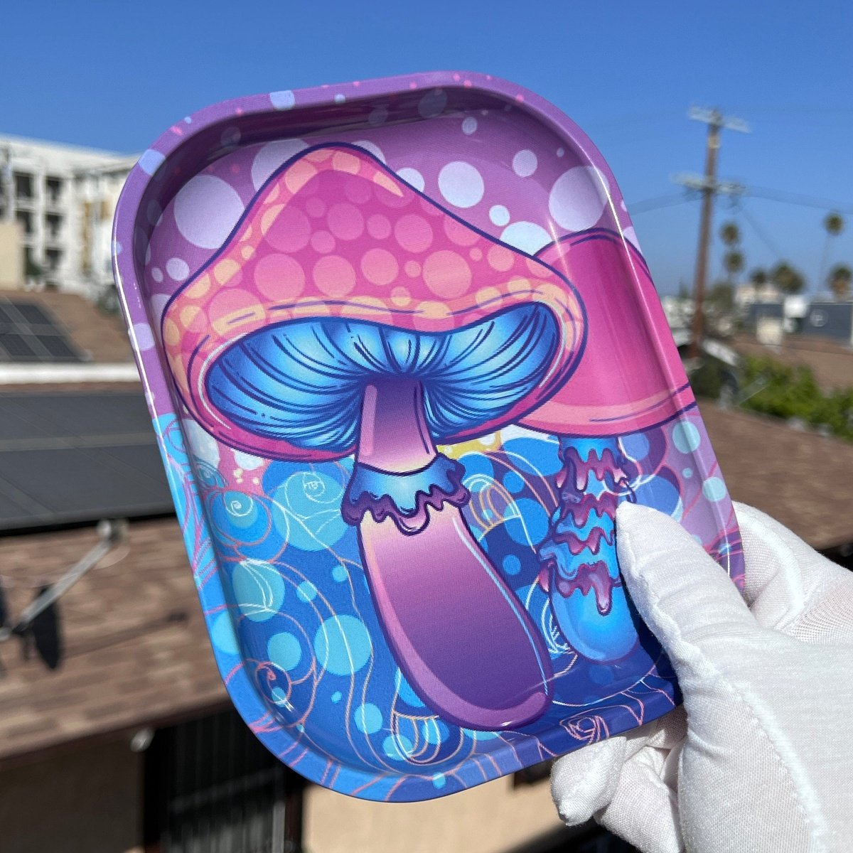 mushroom tray
