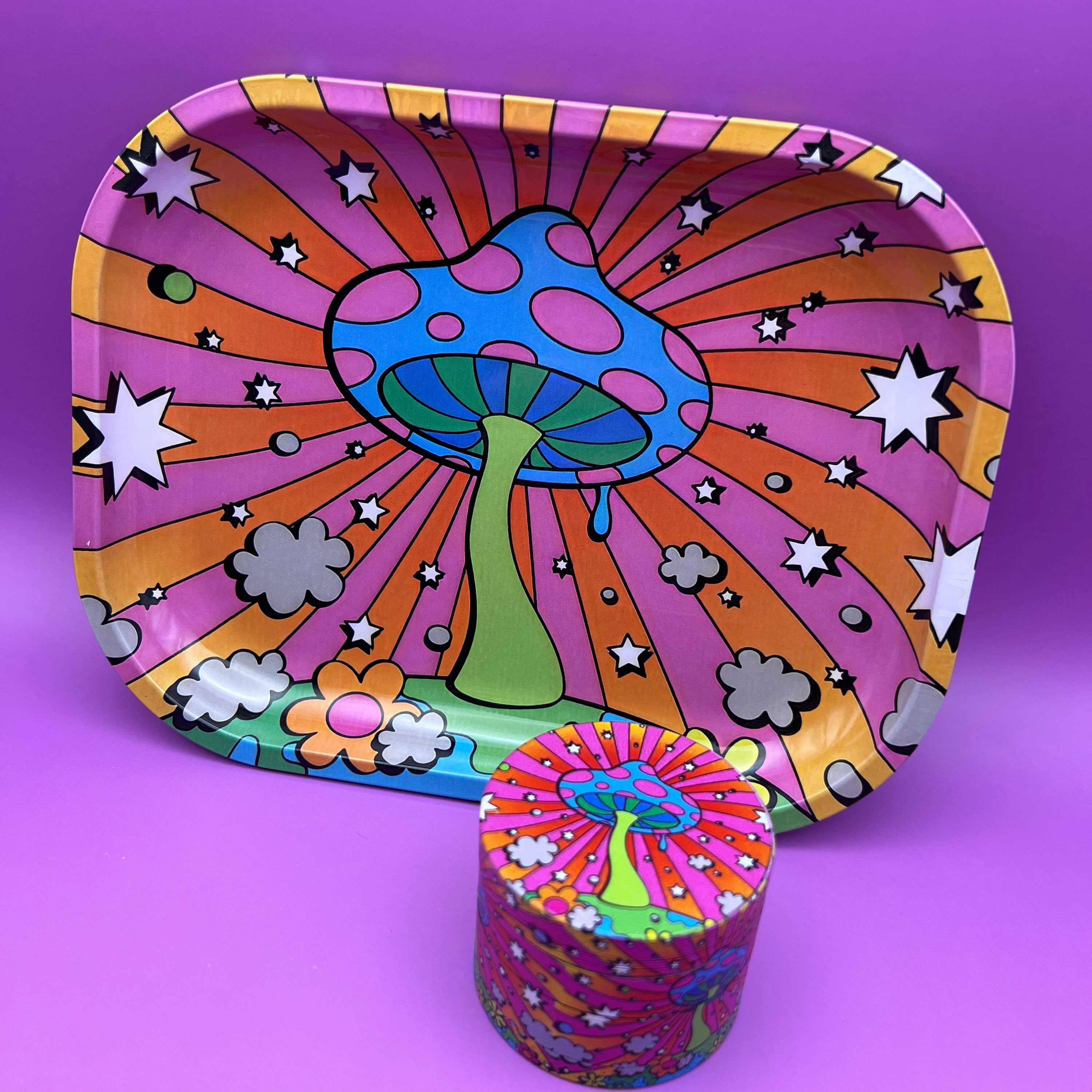 mushroom rolling grinder set