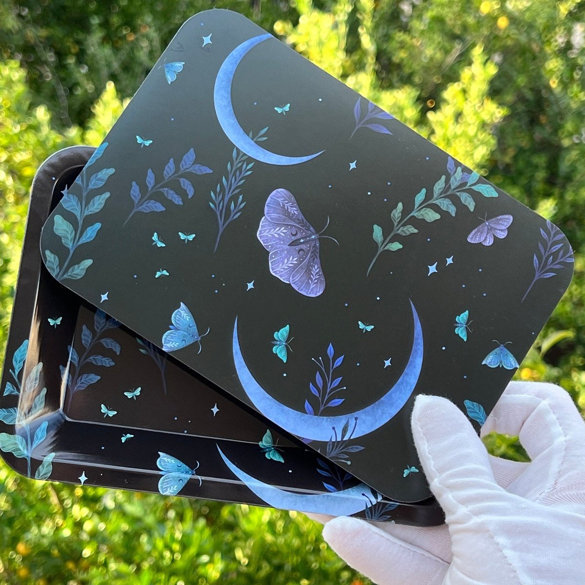 rolling tray moon butterfly