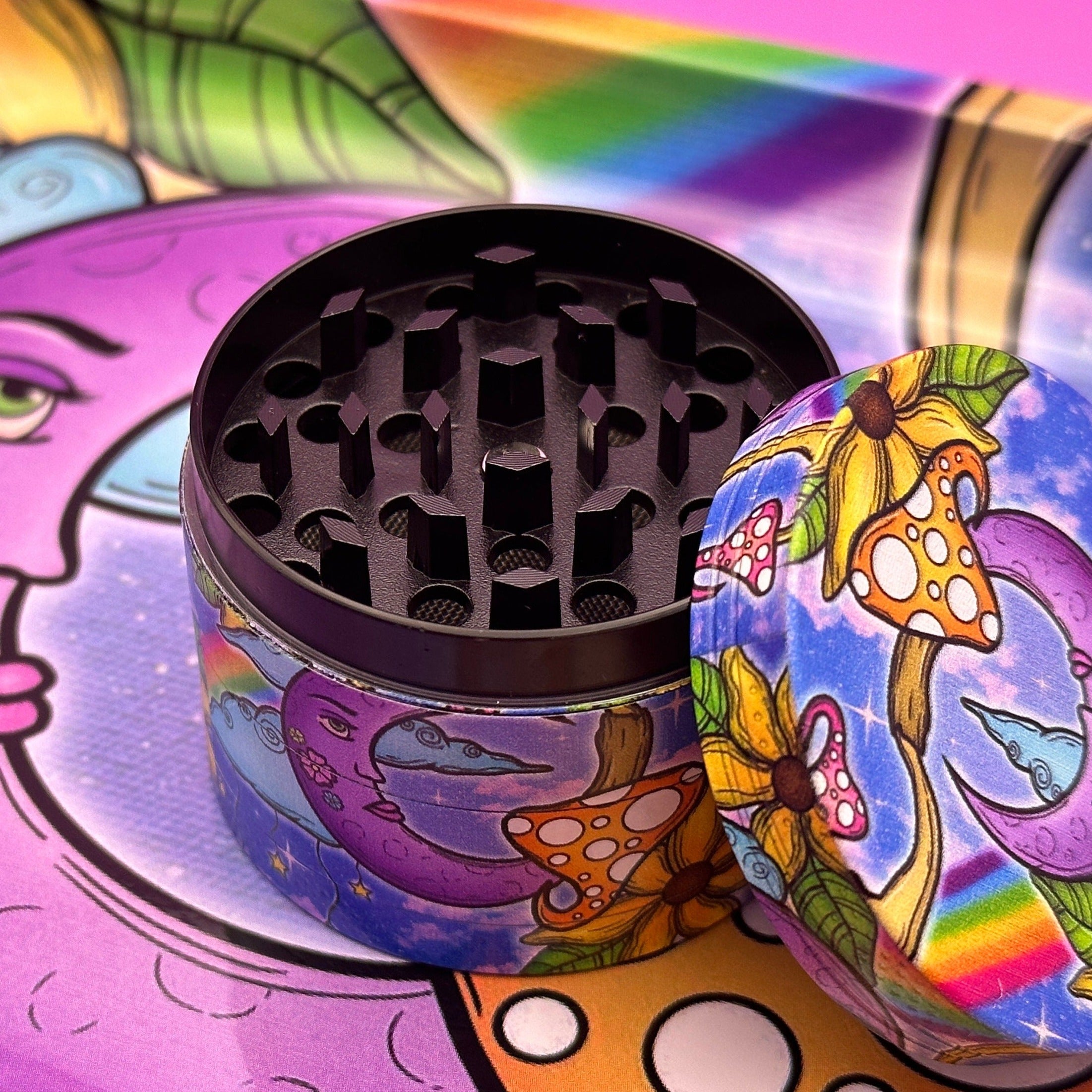 moon mushroom grinder set
