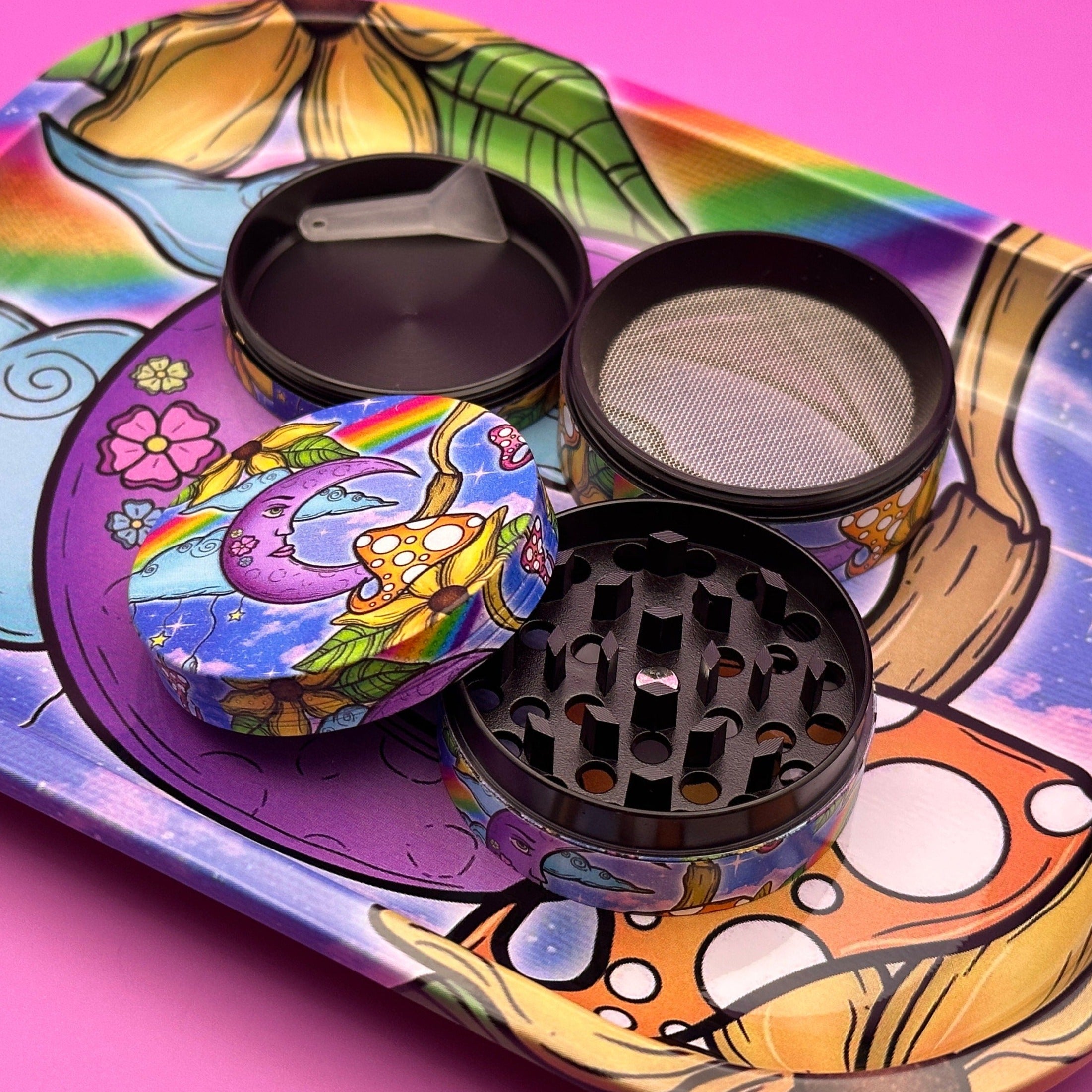 tray set grinder