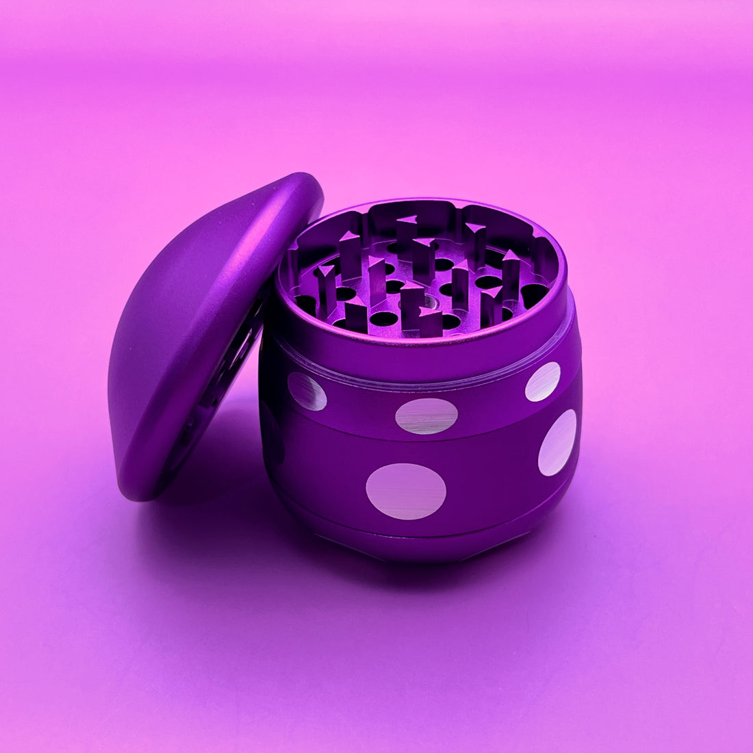 purple mushroom grinder