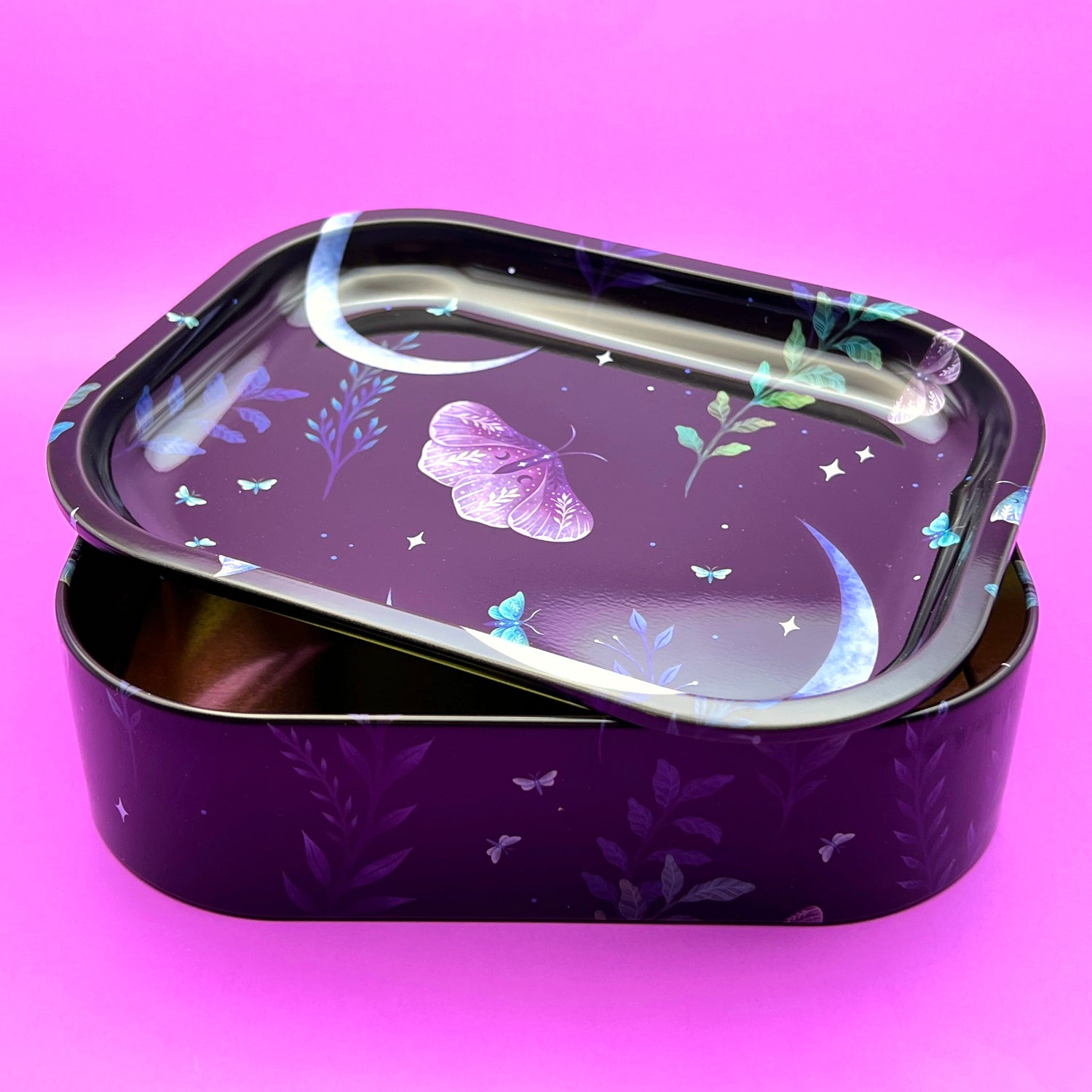 stash box with tray lid