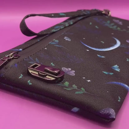 Smell Proof Bag with Lock Butterfly &amp; Moon design