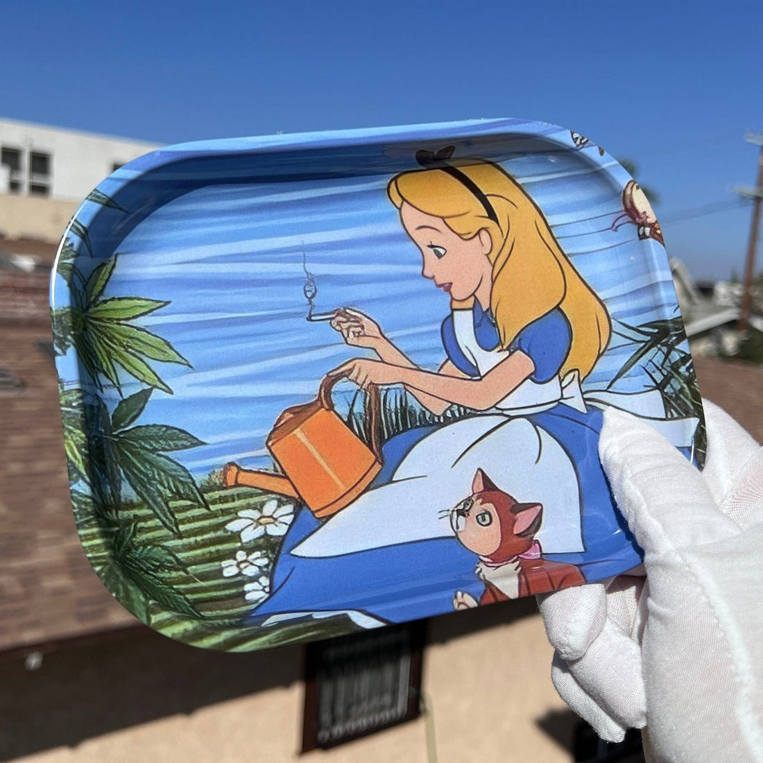 rolling tray Alice In Wonderland