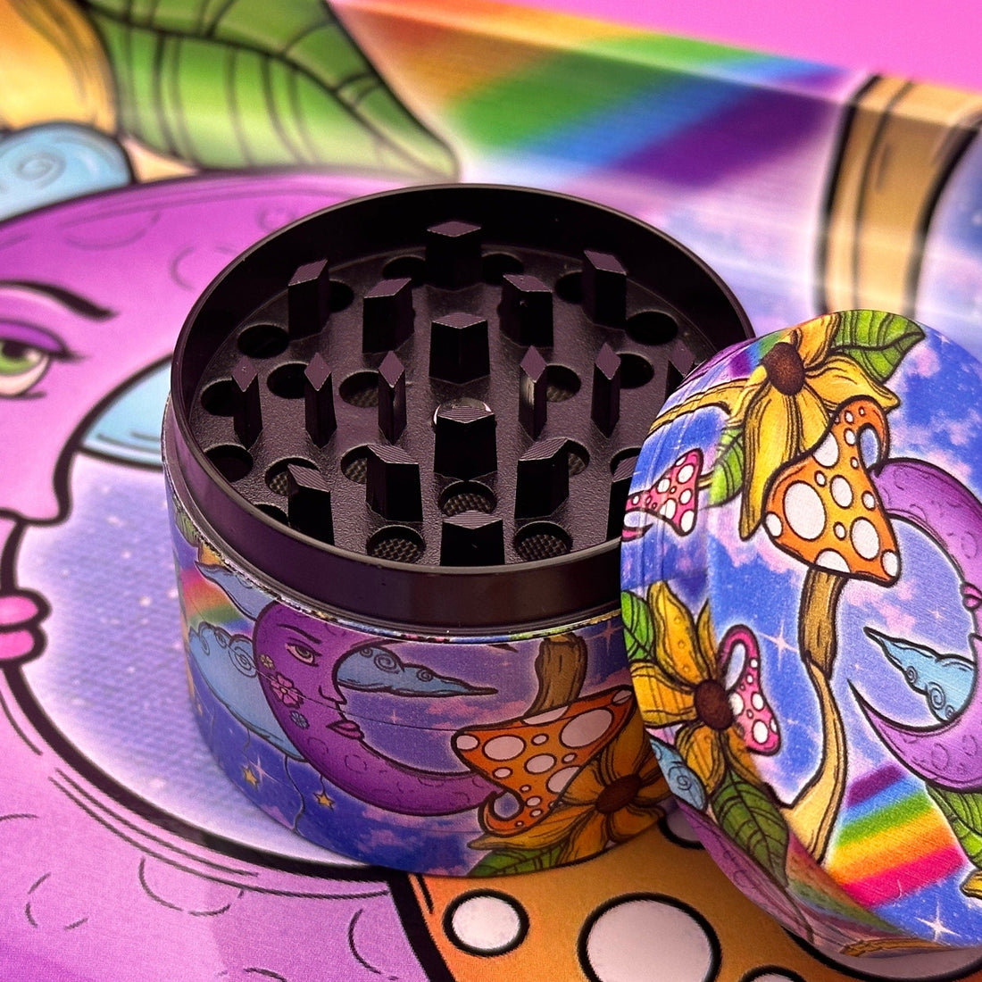 moon mushroom grinder set